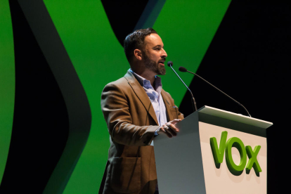 El líder de Vox, Santiago Abascal, en una fotografía de archivo.