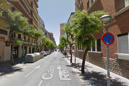Imatge del carrer Rovira i Virgili de Tarragona.