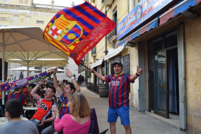 Enguany, la plaça de la Font no ha celebrat la lliga del Barça.