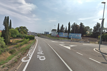 El accidente ha tenido lugar en la carretera de Pont d'Armentera.