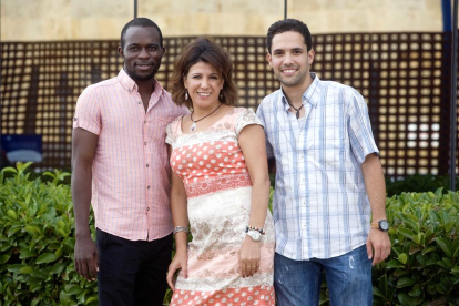 Nicolas Kone, Naima Mimoun e Hicham Elghodasse, se están formando en Tarragona.