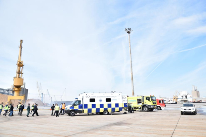 El Port de Tarragona presenta el nou centre de comandament avançat mòbil