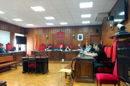 Imatge del judici del Cas Bershka, que s'està celebrant aquest dimecres a l'Audiència Provincial de Tarragona.