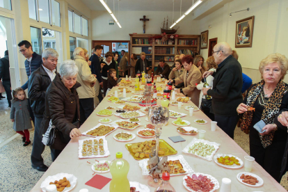 El aperitivo fue preparado por la Asociación Amigos de Loreto.