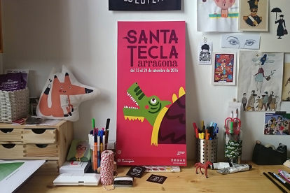 La ilustradora Anduluplandu hace pública su propuesta de cartel de Santa Tecla