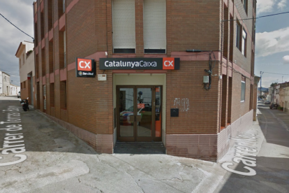 Imatge de l'única oficina existent a Santa Oliva,