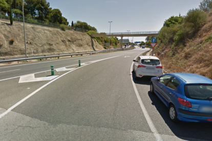 La sortida des de l'Avinguda Catalunya cap a l'A7 és una de les que s'hauria d'allargar.