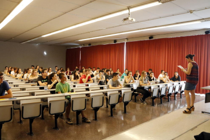 Un moment de les Proves d'Accés a la Universitat d'aquest 2017 al Campus Catalunya de la URV, que permetran als estudiants accedir als graus universitaris.