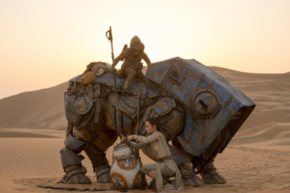 Imagen de la película 'El despertar de la fuerza' de la zaga Star Wars.