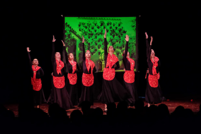 El festival de flamenco y danza, organizado por la Associació Familiar Més 30.