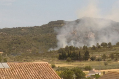 Un incendi crema 0,9 hectàrees a El Pinell de Brai