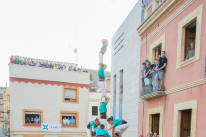 3de9fa dels Castellers de Vilafranca al Catllar.