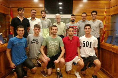 El equipo Sénior Masculino de la Asociación Baloncesto El Vendrell