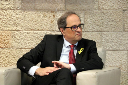 Imagen del presidente de la Generalitat, Quim Torra.