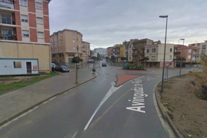 Un tram de l'Avinguda de Reus de Constantí, on van succeir els fets.