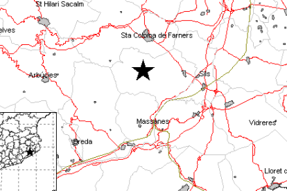 L'epicentre s'ha situat a la comarca de La Selva.