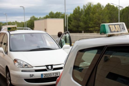 Imagen de archivo de taxis de Tarragona