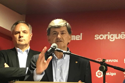 Josep Maria Andreu, amb Antoine Jordà.