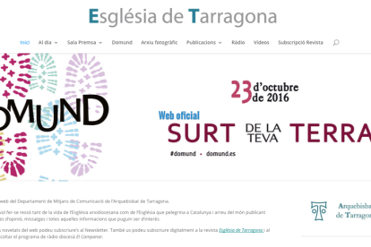 L'Arquebisbat estrena el nou web 'Església de Tarragona'