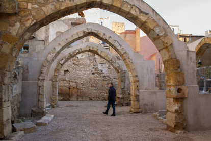 Imatge d'arxiu dels voltants de la plaça dels Àngels i el Call Jueu de Tarragona.