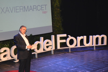Xavier Marcet ha sido el encargado de dar el pistoletazo de salida al TEDx Plaça del Fòrum.