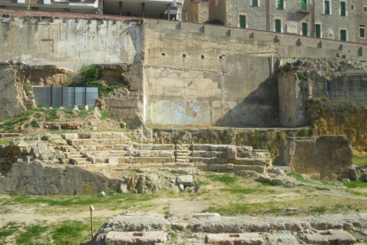 Imatge de les restes del teatre romà tarragoní