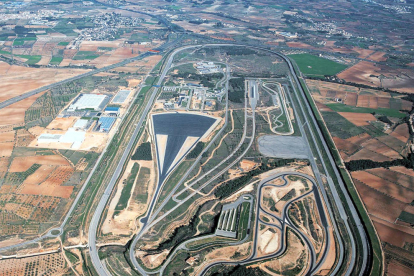 Vista aérea de las instalaciones de Applus IDIADA en Santa Oliva.