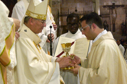 El nuevo presbítero vicario de las parroquias Prioral de Sant Pere Apòstol y la Purísima Sangre de Reus.