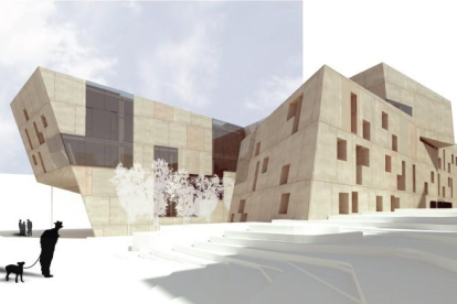 El projecte del nou edifici de la delegació de la Generalitat a Tortosa és realitzat per l'arquitecta Carme Pinós.