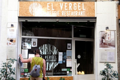 El Vergel, situado en la calle Major, es el único restaurante vegano de la ciudad de Tarragona.