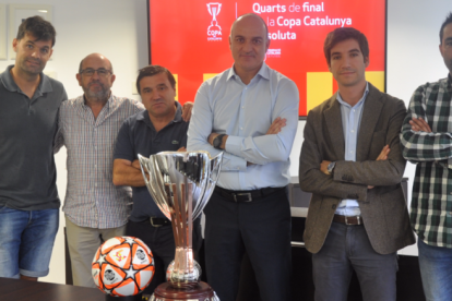 El sorteo se ha realizado en la sede de la Federación Catalana de Fútbol.