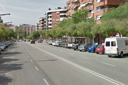 Carrer de Marquès de Montoliu de Tarragona, on s'ubica l'edifici objecte dels robatoris.