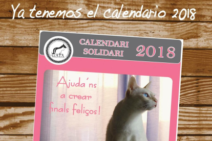 Gaia Tarragona presenta el seu calendari solidari 2018
