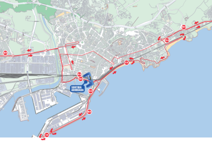 El recorrido del maratón obligará a cortar un gran número de calles.
