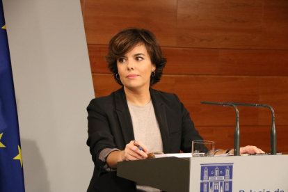 Imatge d'arxiu de la vicepresidenta del govern espanyol, Soraya Sáenz de Santamaría.