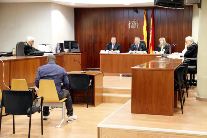 Imatge general de l'Audiència de Lleida, durant el judici.