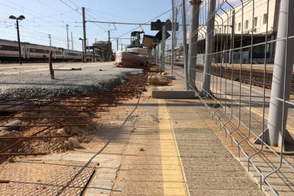 Les obres a l'estació de Tarragona haurien de millorar l'accés.