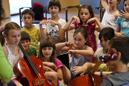 El violonchelo, protagonista del taller de Pau Casals.