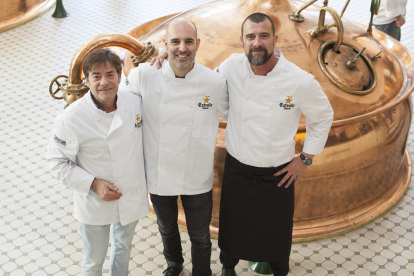 Los tres chefs de los resturants tarraconenses que han pasado a la final de la 'Tapa del Año'