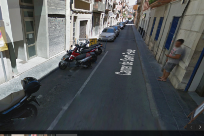 El carrer Sant Pere.