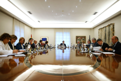 Imatge del Consell de Ministres extraordinari d'aquest 11 d'octubre.