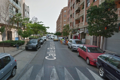 La calle Buenavista, donde tuvo lugar l'assaltament.