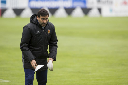 Raúl Agné és l'entrenador del Saragossa. El català va agafar el relleu de Luis Milla.