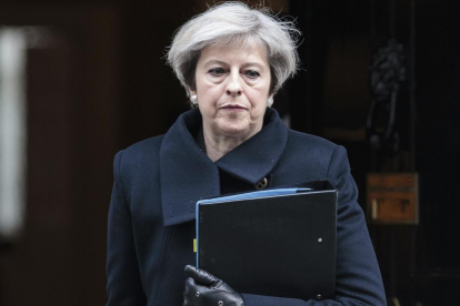 La primera ministra Britànica, Theresa May, aquest 23 de març del 2017.