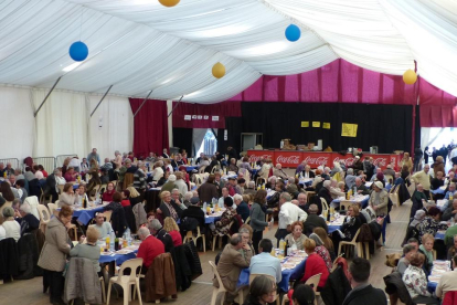 L'envelat de la Festa Major d'Hivern va acollir 350 persones