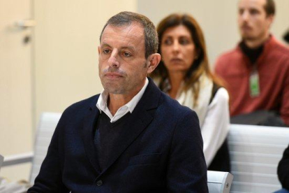 L'expresident del Barça, Sandro Rosell, al banc dels acusats al judici per blanqueig de capitals i organització criminal.