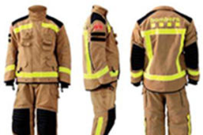 Imagen del nuevo equipamiento individual que lucirá el cuerpo de bomberos.
