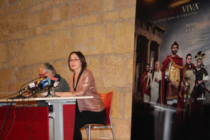 Imatge de la presentació del festival Tarraco Viva, aquest dimecres.