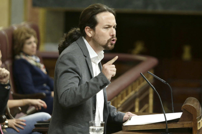 El líder de Podem, Pablo Iglesias.