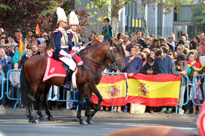 Un dels moments de la desfinala militar del 12 d'octubre a Madrid.